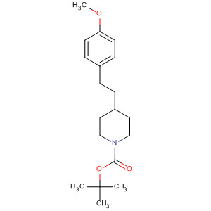 654662-84-7  1-Piperidinecarboxylic acid, 4-[2-(4-methoxyphenyl)ethyl]-,1,1-dimethylethyl ester
