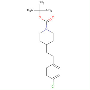 654662-86-9  1-Piperidinecarboxylic acid, 4-[2-(4-chlorophenyl)ethyl]-,1,1-dimethylethyl ester