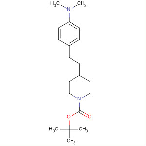 654662-87-0  1-Piperidinecarboxylic acid, 4-[2-[4-(dimethylamino)phenyl]ethyl]-,1,1-dimethylethyl ester