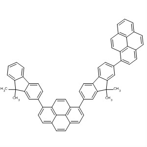 654664-57-0  Pyrene,1-(9,9-dimethyl-9H-fluoren-2-yl)-8-[9,9-dimethyl-7-(1-pyrenyl)-9H-fluoren-2-yl]-