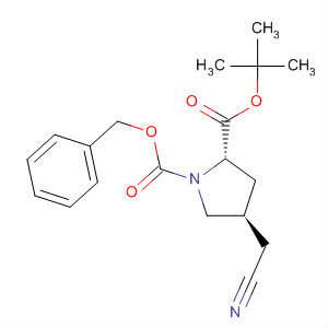 654666-09-8  1,2-Pyrrolidinedicarboxylic acid, 4-(cyanomethyl)-, 2-(1,1-dimethylethyl)1-(phenylmethyl) ester, (2S,4S)-