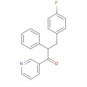 654672-83-0  1-Propanone, 3-(4-fluorophenyl)-2-phenyl-1-(3-pyridinyl)-