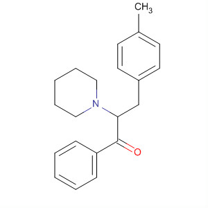 654673-38-8  1-Propanone, 3-(4-methylphenyl)-1-phenyl-2-(1-piperidinyl)-