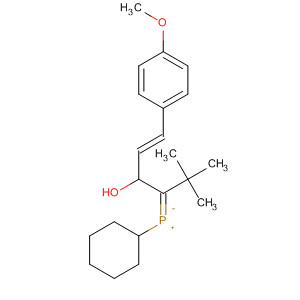 654674-05-2  1-Hexen-3-ol,4-(cyclohexylphosphinidene)-1-(4-methoxyphenyl)-5,5-dimethyl-,(1E,4Z)-
