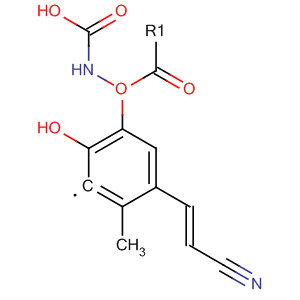 654674-87-0  Carbamic acid, [5-[(1E)-2-cyanoethenyl]-2-hydroxyphenyl]-, methyl ester