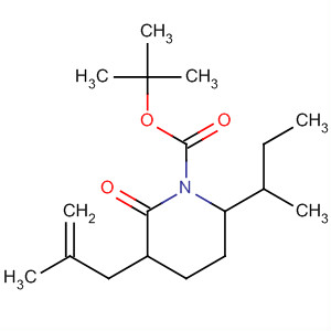 654675-27-1  1-Piperidinecarboxylic acid,3-(2-methyl-2-propenyl)-6-(1-methylpropyl)-2-oxo-, 1,1-dimethylethylester, (3R,6R)-