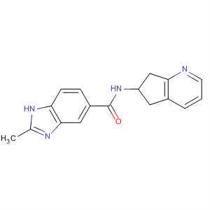 654675-56-6  1H-Benzimidazole-5-carboxamide,N-(6,7-dihydro-5H-cyclopenta[b]pyridin-6-yl)-2-methyl-