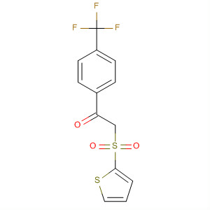 654677-26-6  Ethanone, 2-(2-thienylsulfonyl)-1-[4-(trifluoromethyl)phenyl]-