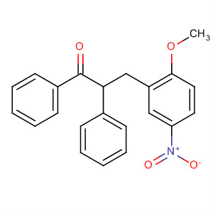 654678-58-7  1-Propanone, 3-(2-methoxy-5-nitrophenyl)-1,2-diphenyl-