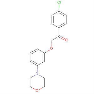 654681-02-4  Ethanone, 1-(4-chlorophenyl)-2-[3-(4-morpholinyl)phenoxy]-