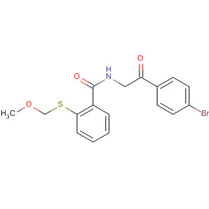 654681-67-1  Benzamide, N-[2-(4-bromophenyl)-2-oxoethyl]-2-[(methoxymethyl)thio]-