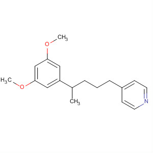 65511-98-0  Pyridine, 4-[4-(3,5-dimethoxyphenyl)pentyl]-