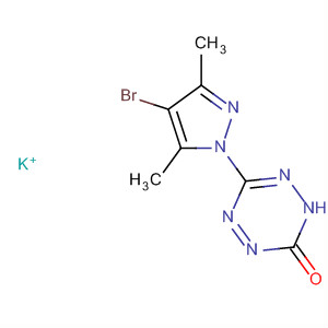 655227-48-8  1,2,4,5-Tetrazin-3(2H)-one, 6-(4-bromo-3,5-dimethyl-1H-pyrazol-1-yl)-,potassium salt