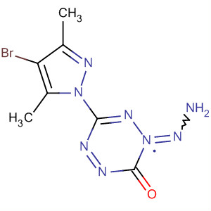 655227-49-9  1,2,4,5-Tetrazin-3(2H)-one, 6-(4-bromo-3,5-dimethyl-1H-pyrazol-1-yl)-,hydrazone