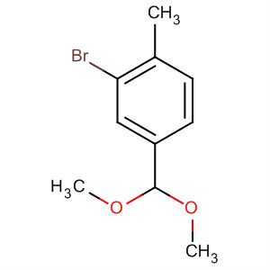 655237-91-5  Benzene, 2-bromo-4-(dimethoxymethyl)-1-methyl-