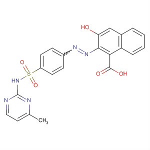 655240-98-5  1-Naphthalenecarboxylic acid,3-hydroxy-2-[[4-[[(4-methyl-2-pyrimidinyl)amino]sulfonyl]phenyl]azo]-