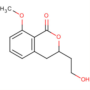 655245-76-4  1H-2-Benzopyran-1-one, 3,4-dihydro-3-(2-hydroxyethyl)-8-methoxy- 655245-76-4  1H-2-Benzopyran-1-one, 3,4-dihydro-3-(2-hydroxyethyl)-8-methoxy-