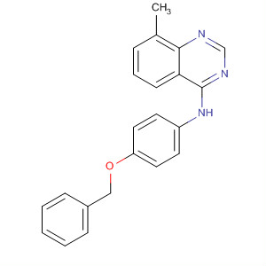 655248-56-9  4-Quinazolinamine, 8-methyl-N-[4-(phenylmethoxy)phenyl]-
