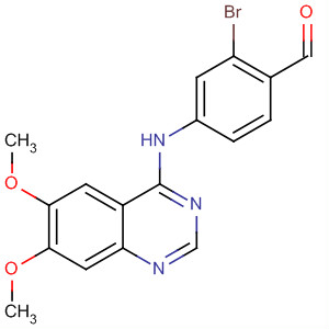 655248-60-5  Benzaldehyde, 2-bromo-4-[(6,7-dimethoxy-4-quinazolinyl)amino]-