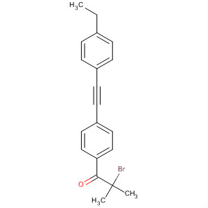 655251-25-5  1-Propanone, 2-bromo-1-[4-[(4-ethylphenyl)ethynyl]phenyl]-2-methyl-
