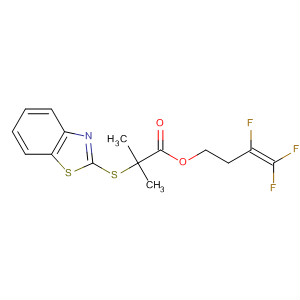 655251-67-5  Propanoic acid, 2-(2-benzothiazolylthio)-2-methyl-,3,4,4-trifluoro-3-butenyl ester