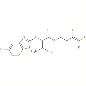655251-93-7  Butanoic acid, 2-[(5-chloro-2-benzothiazolyl)thio]-3-methyl-,3,4,4-trifluoro-3-butenyl ester