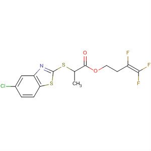 655251-97-1  Propanoic acid, 2-[(5-chloro-2-benzothiazolyl)thio]-,3,4,4-trifluoro-3-butenyl ester
