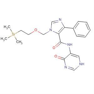655254-12-9  1H-Imidazole-5-carboxamide,N-(1,4-dihydro-4-oxo-5-pyrimidinyl)-4-phenyl-1-[[2-(trimethylsilyl)ethoxy]methyl]-