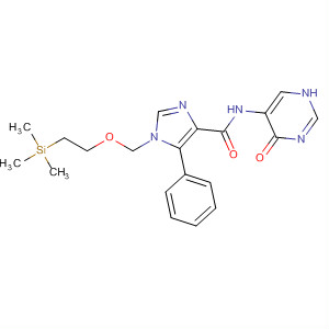 655254-13-0  1H-Imidazole-4-carboxamide,N-(1,4-dihydro-4-oxo-5-pyrimidinyl)-5-phenyl-1-[[2-(trimethylsilyl)ethoxy]methyl]-