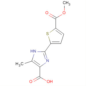 656227-57-5  1H-Imidazole-4-carboxylic acid,2-[5-(methoxycarbonyl)-2-thienyl]-5-methyl-