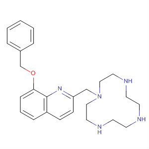 656228-70-5  Quinoline,8-(phenylmethoxy)-2-(1,4,7,10-tetraazacyclododec-1-ylmethyl)-