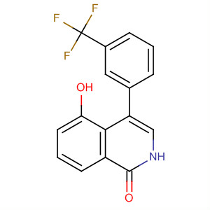 656234-32-1  1(2H)-Isoquinolinone, 5-hydroxy-4-[3-(trifluoromethyl)phenyl]-