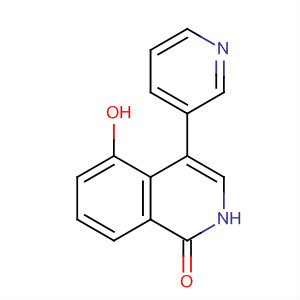 656234-43-4  1(2H)-Isoquinolinone, 5-hydroxy-4-(3-pyridinyl)- 656234-43-4  1(2H)-Isoquinolinone, 5-hydroxy-4-(3-pyridinyl)-