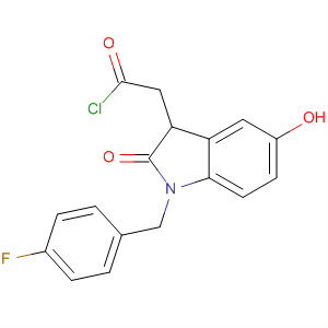 656237-84-2  1H-Indole-3-acetyl chloride, 1-[(4-fluorophenyl)methyl]-5-hydroxy-a-oxo-