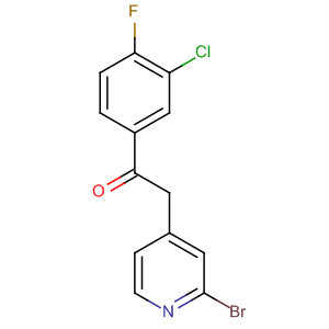 656239-40-6  Ethanone, 2-(2-bromo-4-pyridinyl)-1-(3-chloro-4-fluorophenyl)-