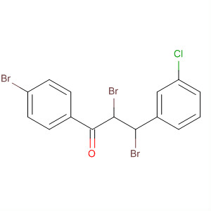649739-66-2  1-Propanone, 2,3-dibromo-1-(4-bromophenyl)-3-(3-chlorophenyl)-