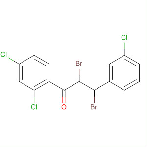 649739-68-4  1-Propanone, 2,3-dibromo-3-(3-chlorophenyl)-1-(2,4-dichlorophenyl)-