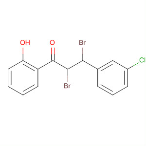 649739-69-5  1-Propanone, 2,3-dibromo-3-(3-chlorophenyl)-1-(2-hydroxyphenyl)-
