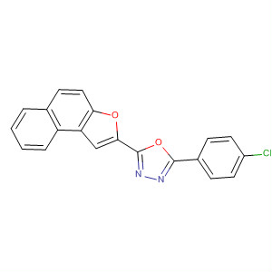 649762-91-4  1,3,4-Oxadiazole, 2-(4-chlorophenyl)-5-naphtho[2,1-b]furan-2-yl-