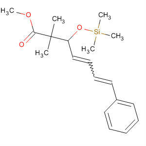 649772-03-2  4,6-Heptadienoic acid, 2,2-dimethyl-7-phenyl-3-[(trimethylsilyl)oxy]-,methyl ester, (6E)-