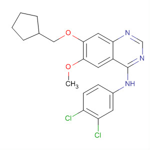 650580-26-0  4-Quinazolinamine,7-(cyclopentylmethoxy)-N-(3,4-dichlorophenyl)-6-methoxy-