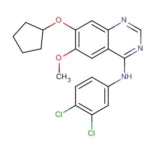 650580-28-2  4-Quinazolinamine,7-(cyclopentyloxy)-N-(3,4-dichlorophenyl)-6-methoxy-