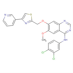 650580-44-2  4-Quinazolinamine,N-(3,4-dichlorophenyl)-6-methoxy-7-[[4-(3-pyridinyl)-2-thiazolyl]methoxy]-
