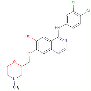 650582-26-6  6-Quinazolinol,4-[(3,4-dichlorophenyl)amino]-7-[(4-methyl-2-morpholinyl)methoxy]-