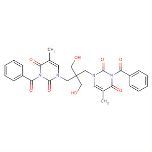 650619-71-9  2,4(1H,3H)-Pyrimidinedione,1,1'-[2,2-bis(hydroxymethyl)-1,3-propanediyl]bis[3-benzoyl-5-methyl-