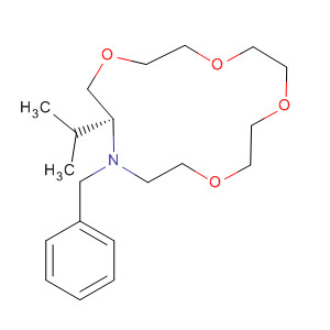 650623-31-7  1,4,7,10-Tetraoxa-13-azacyclopentadecane,12-(1-methylethyl)-13-(phenylmethyl)-, (12S)- 650623-31-7  1,4,7,10-Tetraoxa-13-azacyclopentadecane,12-(1-methylethyl)-13-(phenylmethyl)-, (12S)-