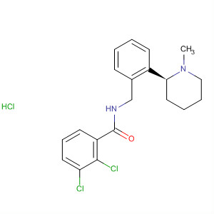 650623-50-0  Benzamide,2,3-dichloro-N-[(S)-[(2S)-1-methyl-2-piperidinyl]phenylmethyl]-,monohydrochloride