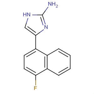 650626-12-3  1H-Imidazol-2-amine, 4-(4-fluoro-1-naphthalenyl)- 650626-12-3  1H-Imidazol-2-amine, 4-(4-fluoro-1-naphthalenyl)-