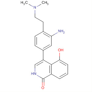 651029-85-5  1(2H)-Isoquinolinone,4-[3-amino-4-[2-(dimethylamino)ethyl]phenyl]-5-hydroxy-