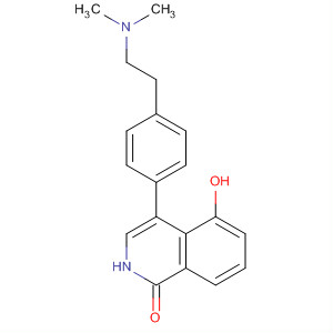 651029-86-6  1(2H)-Isoquinolinone, 4-[4-[2-(dimethylamino)ethyl]phenyl]-5-hydroxy-